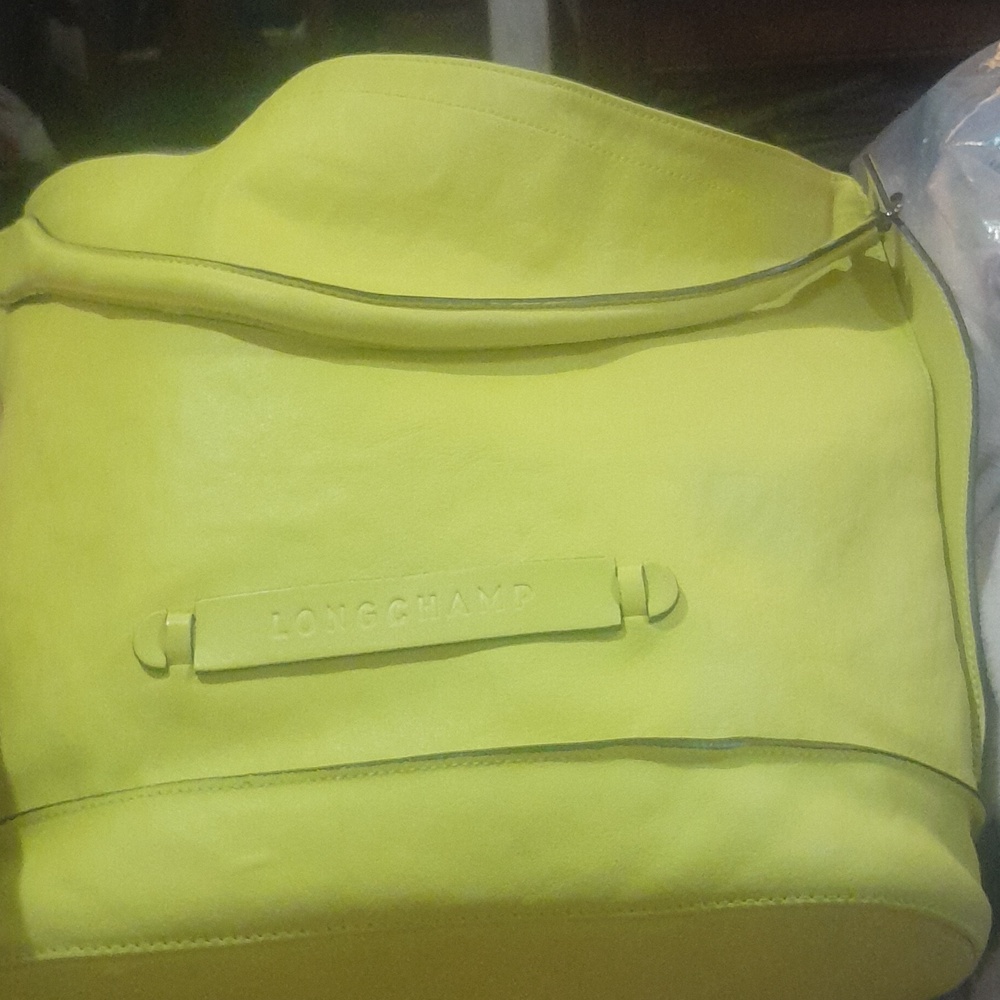 Longchamp Lemon Yellow Leather Tote - Picture 3 of 7